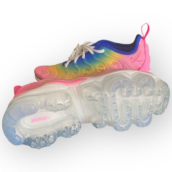 Nike Air Vapormax Plus "Cotton Candy Rainbow" Womens size 7 FJ4550-606 New - Picture 6 of 8